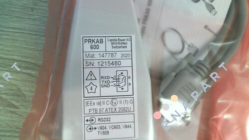147787 / PRKAB600 Programmierkabel (EEx)zu VC603/V604/V644/TV809(ohne Anschlusskabel)