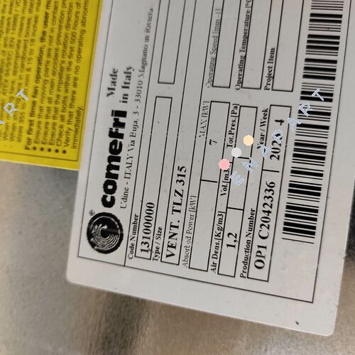 TLZ 315 A / 13101000 вентилатор