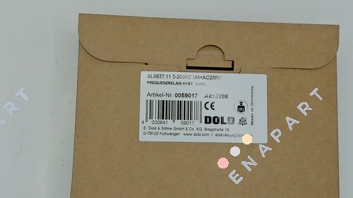 p/n: 0059017, Type: SL9837.11 5-200HZ UH AC230V Фреквенција реле