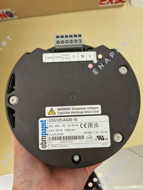 G3G125-AA20-10 Вентилатор за висок притисок