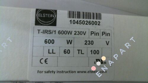 T-IRS/1 (= T-IRS) 600 W 230 V отпорници
