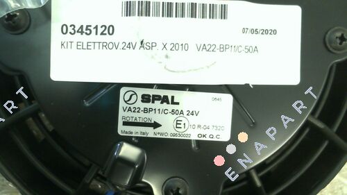 Lüfter+Motor 2010K (0345120) вентилатор+мотор