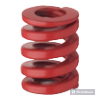 HIGH PERFORMANCE COMPRESSION SPRING, LF, COLOUR "RED", DIN ISO 10243