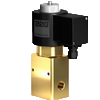 Series 1/041 - 2/2-way solenoid valve with piston seal force pilot operated