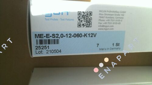P/N: 25251, Type: ME-E-S2,0-12-060-K12V Единица за означување