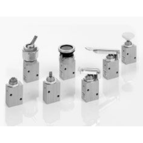 2/2-, 3/2-WAY VALVES, MECHANICALLY AND MANUALLY OPERATED, G 1/8", PISTON SPOOL VALVES - TYPE W_J 01