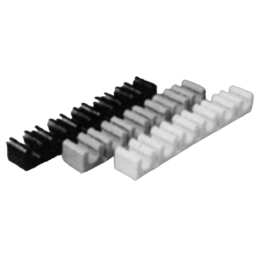 Polyethylene hose clamping strips