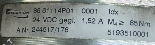 86 61114P01-0001 Brake + арматура