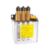 Air-driven, quick-drying corresponding trace discharge piston pump VBP