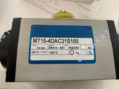 MT15-4DAC31S100 пневматски побудувачкиот