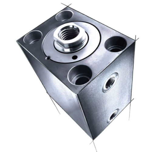 Block cylinder with non rotating piston rod - BVZ 250