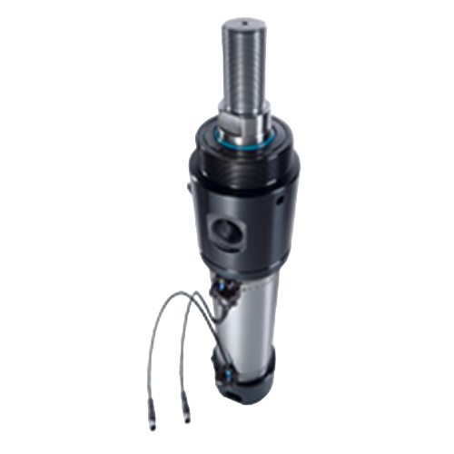 Hydraulic cylinder with magnetic field sensors