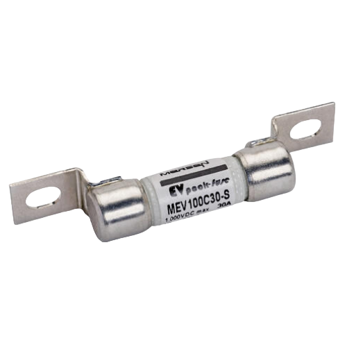 EVpack-fuse MEV100-S, 1,000 VDC Max., L/R less than or equal 1ms, 8 - 600A