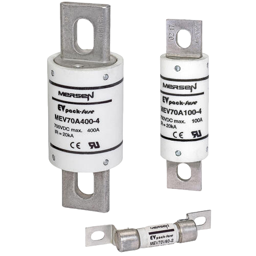 EVpack-fuse MEV70, 700 VDC Max., L/R less than or equal 1ms, 35 - 600A