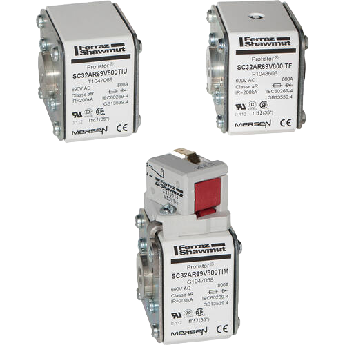 Protistor® SC Series size 32 aR, 690 VAC (IEC) / 760VAC (UL)