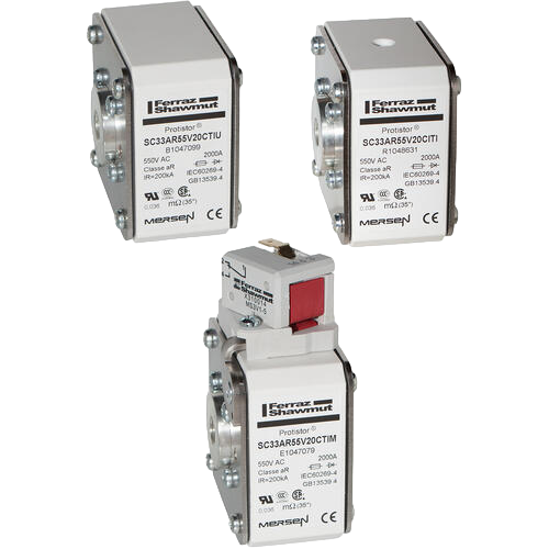 Protistor® SC Series size 33 aR, 550 to 690VAC (IEC) / 760VAC (UL)