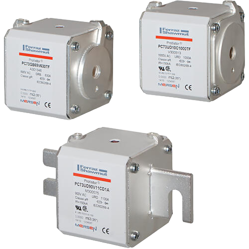 Protistor® size 73 aR, 600 to 1250VAC (IEC) / 1300VAC (UL)