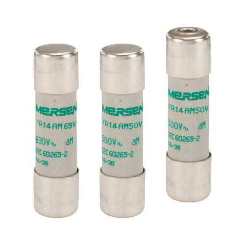 Ferrule fuse-links 14x51 aM 500 to 690VAC