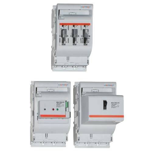 MULTIBLOC® 00.ST9 , Size 00, 160A, 690VAC, Design for Bottom Fitting, Triple Pole