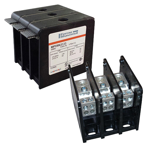 MPDB Series UL 1953 Open-Style Power Distribution Blocks