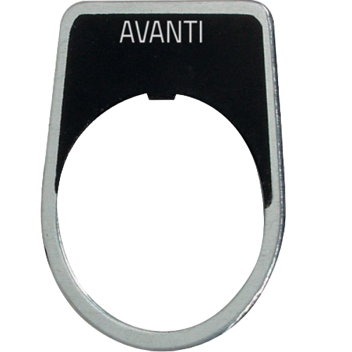 Legend plates with texts