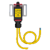 Bracket-mounted limit switch, wired