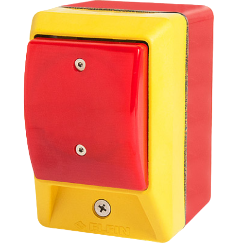 Emergency stop palm switches, illuminated button & enclosure