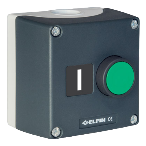 Assembled push-button enclosures 85x85 mm
