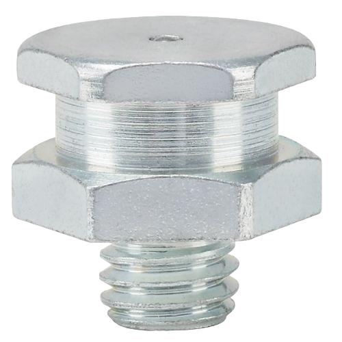 Button head grease nipples T1/B, head diameter 16 mm, galvanized, hexagon version, hexagon head