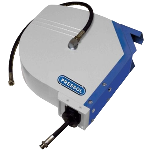 Encased, for ceiling mounting, with external swivel joint