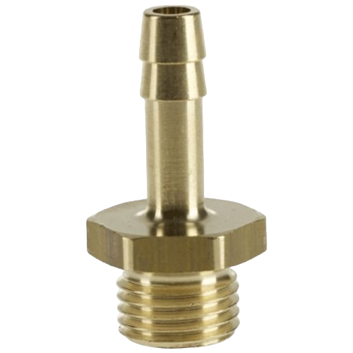 Threaded hose connector