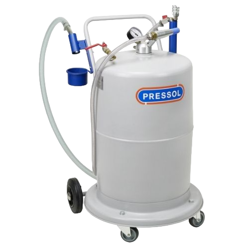 Waste oil suction units, compressed air powered