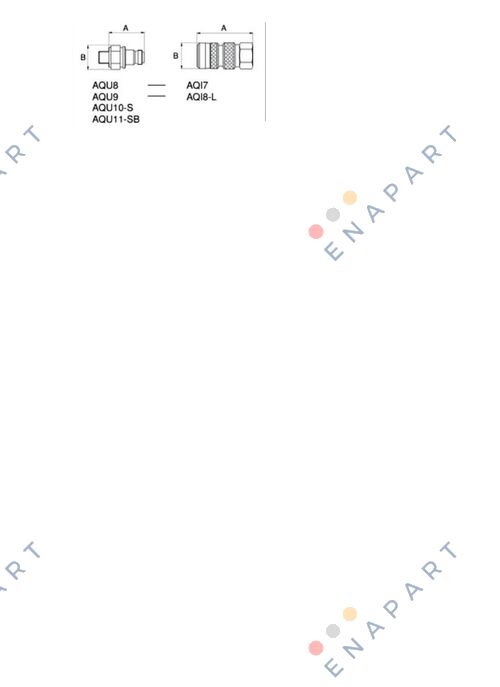 AQI7  Спојка за пумпа: PP70B-1000 / LS201