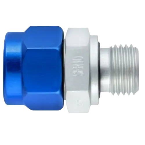 Aluminium - Straight unions adjustable