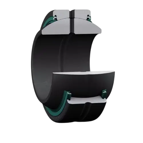 Steel/PTFE FRP sliding contact surfaces