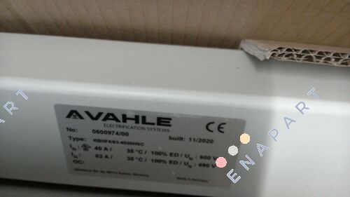 PN: 0600974/00, Type: KBHF4/63-4000HSC пластични цевки