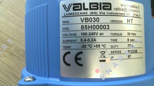 Ball valve type 2500 1  1/2" with electric actuator VB30 топчест вентил со електричен погон