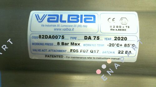 DA75 пневматски побудувачот