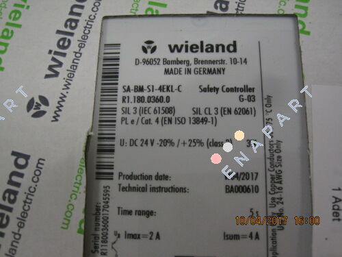 P/N: R1.180.0360.0 Type: SA-BM-S1-4EKL-C Конфигурабилна контролна компонента