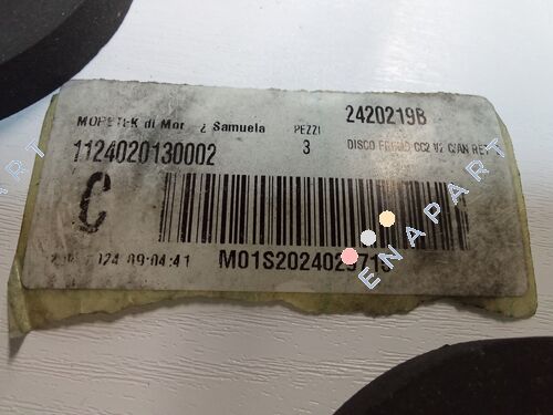 00050 / BRAKE DISC CC2 V2 C/AN RET D23095