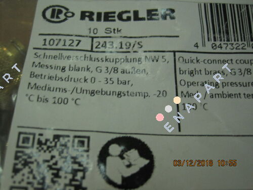 P/N: 107127 Type: 243.19/S
