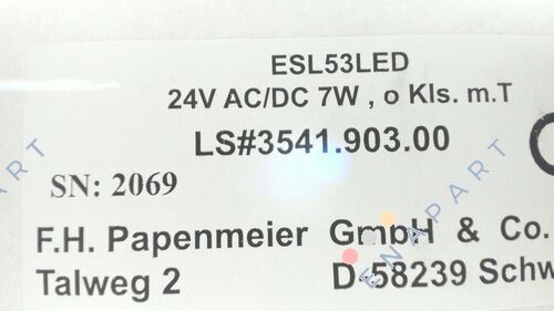 ESL53LED 24V AC/DC / LS#3541.903.00